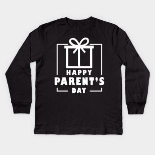 happy parents day Kids Long Sleeve T-Shirt